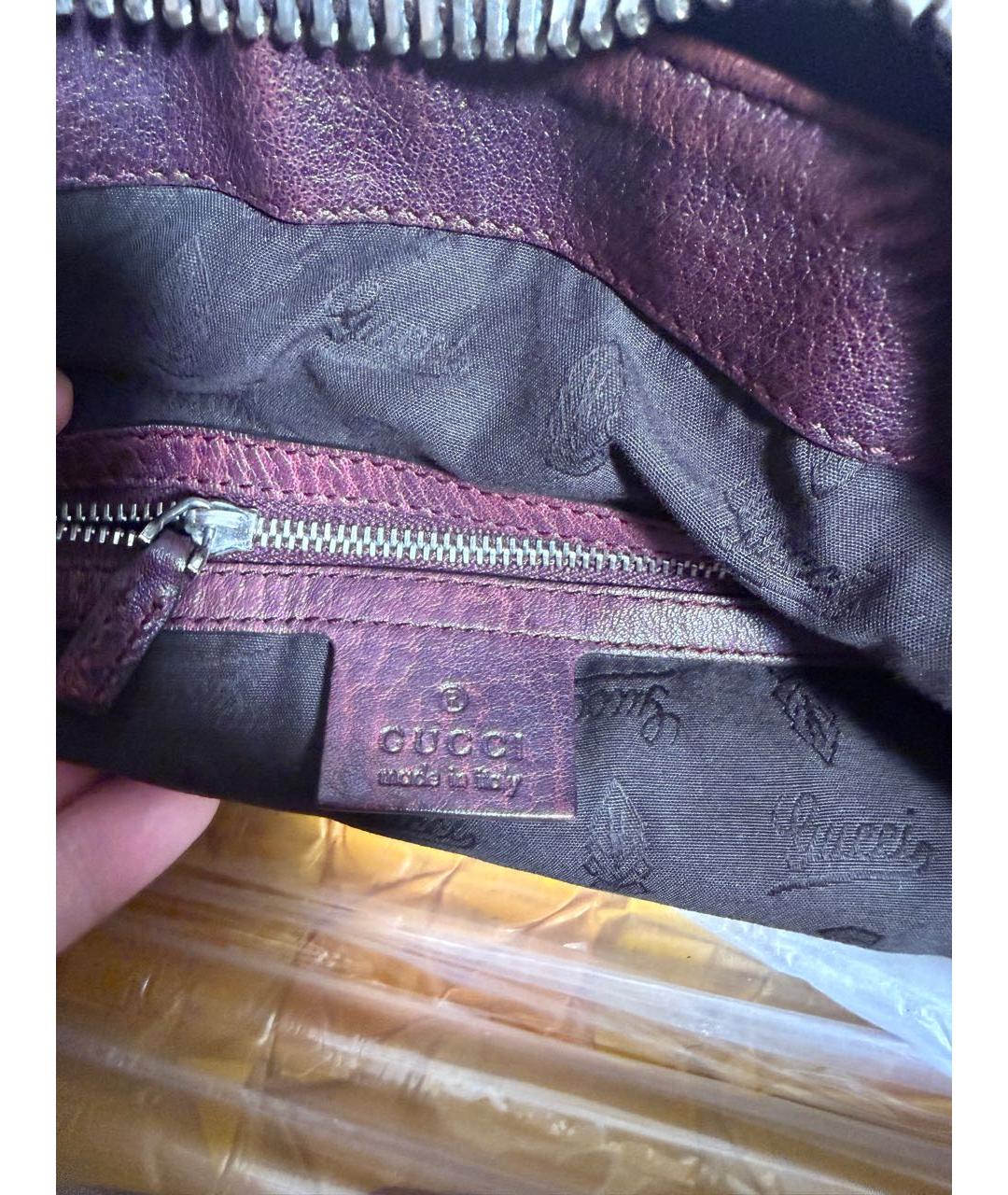 GUCCI Коричневая сумка тоут из канвы, фото 6