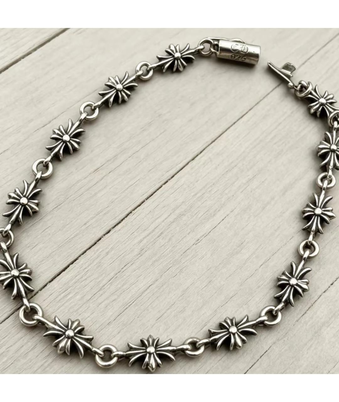 CHROME HEARTS Серебряный серебряный браслет, фото 3