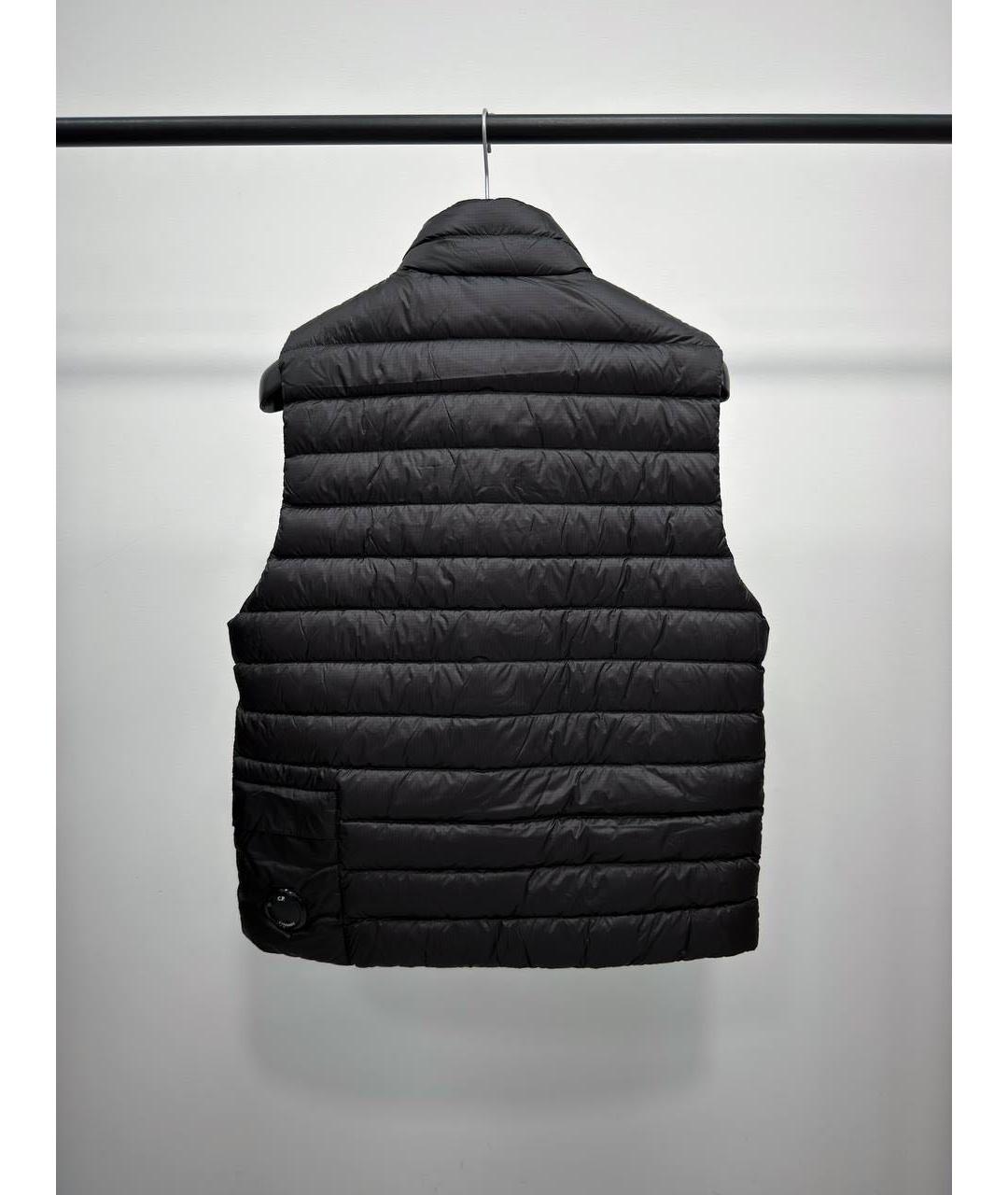 CP COMPANY Черный нейлоновый жилет, фото 4