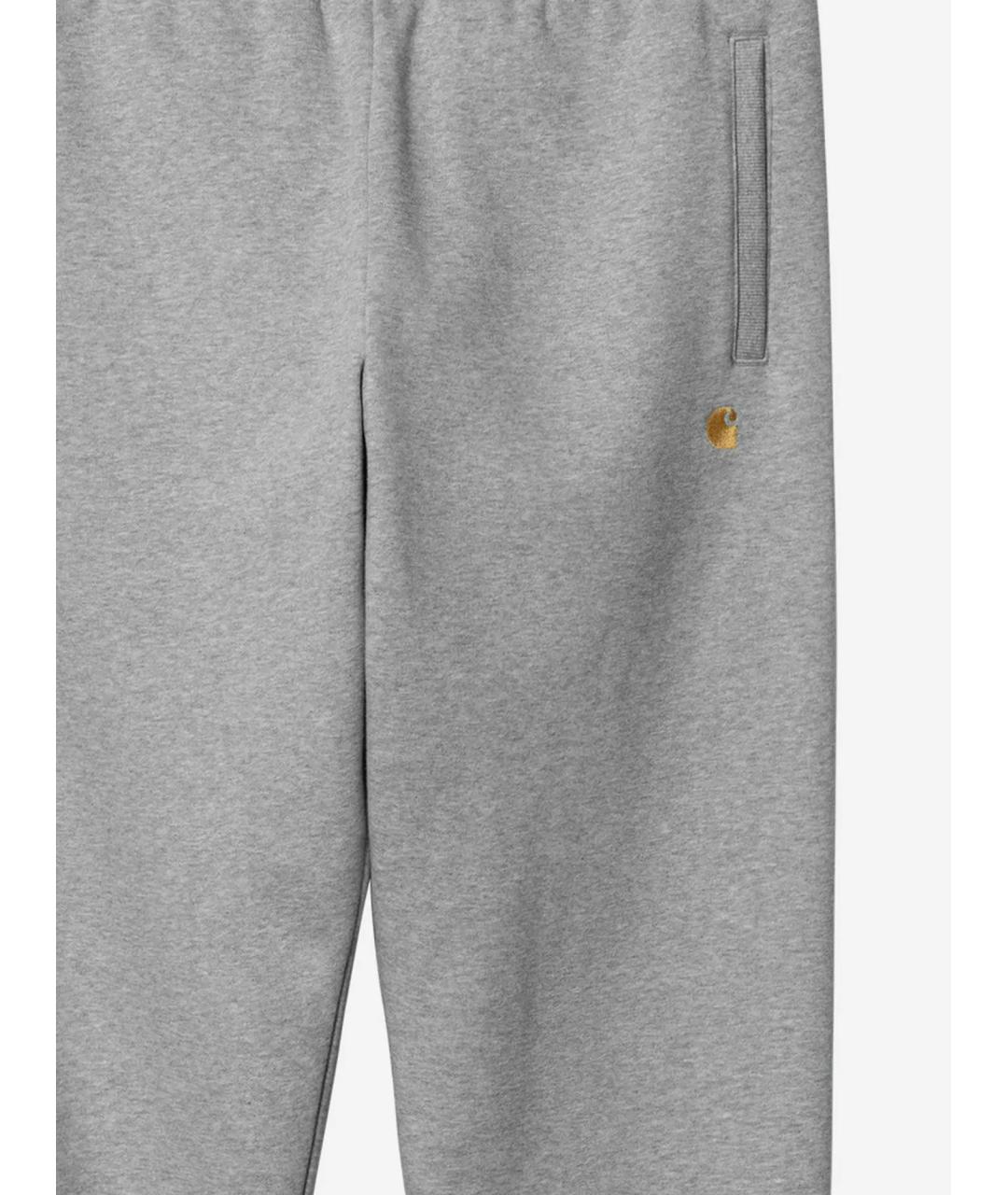 CARHARTT WIP Серые хлопковые повседневные брюки, фото 3