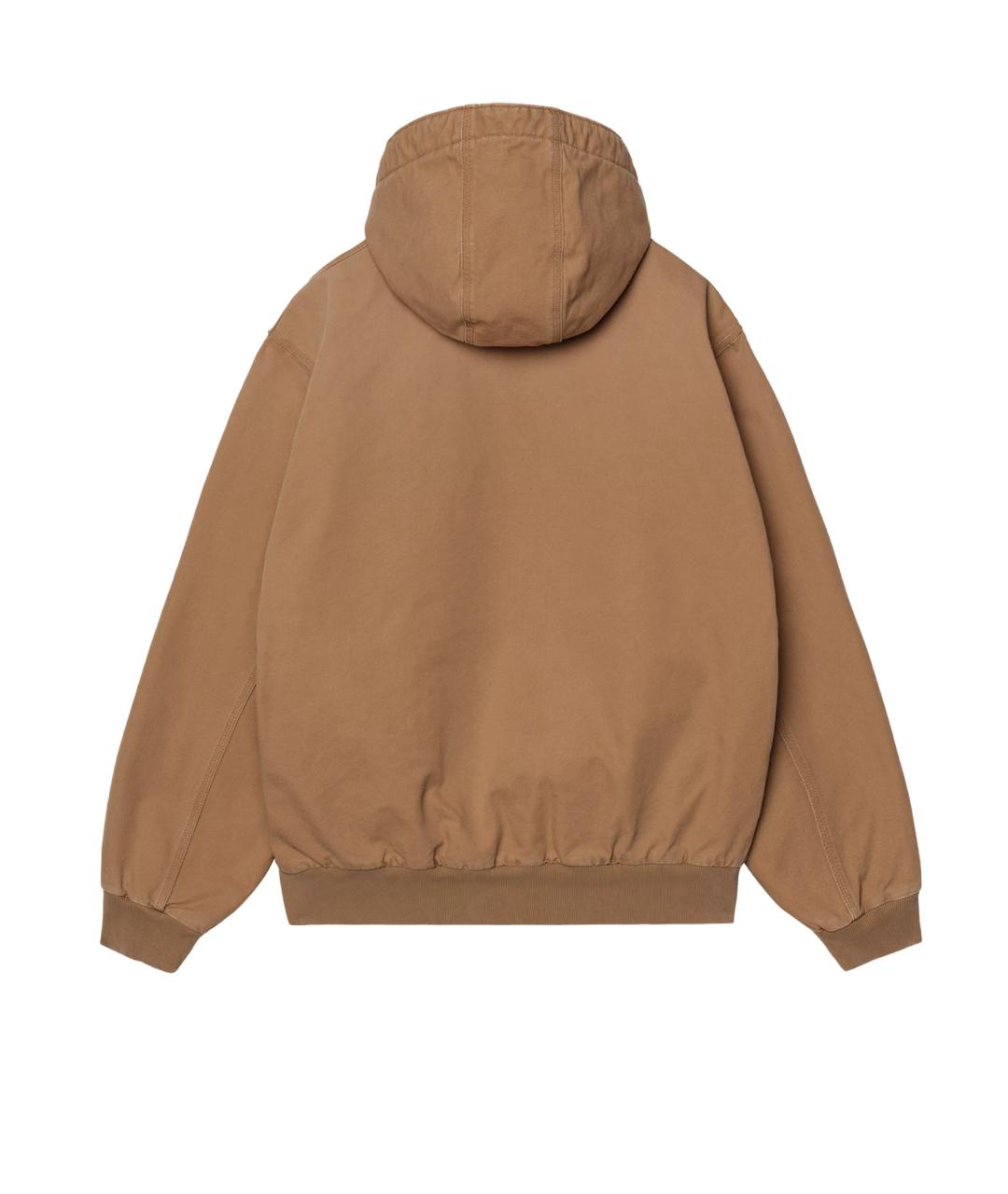 CARHARTT WIP Коричневая хлопковая куртка, фото 2