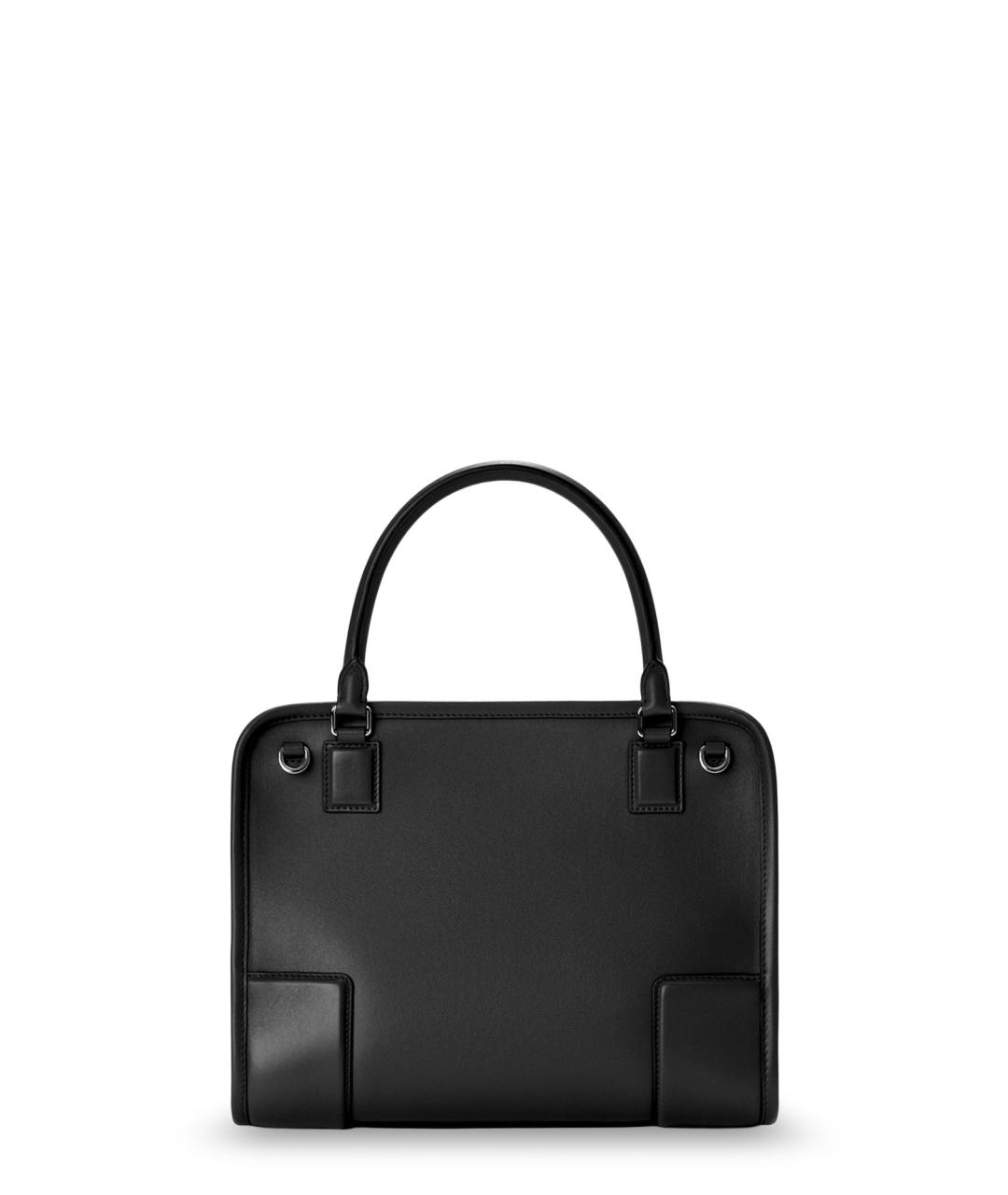LOEWE Черная кожаная сумка тоут, фото 2