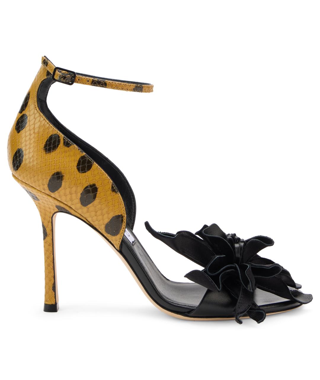 JIMMY CHOO Мульти кожаные босоножки, фото 2