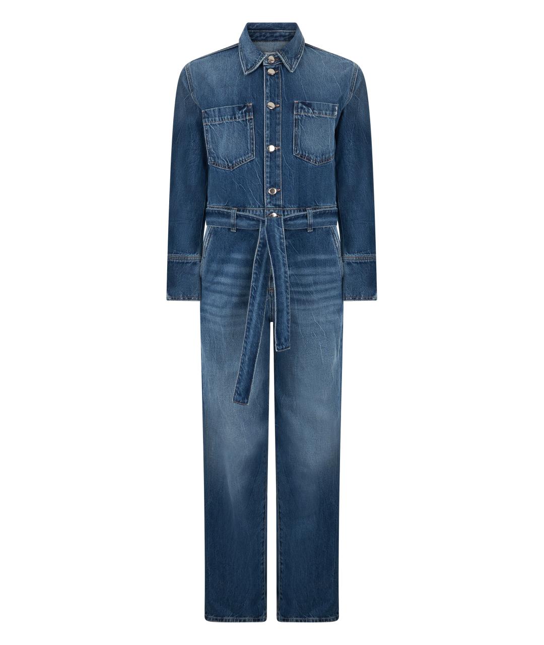 ICON DENIM Синий хлопковый комбинезон, фото 1