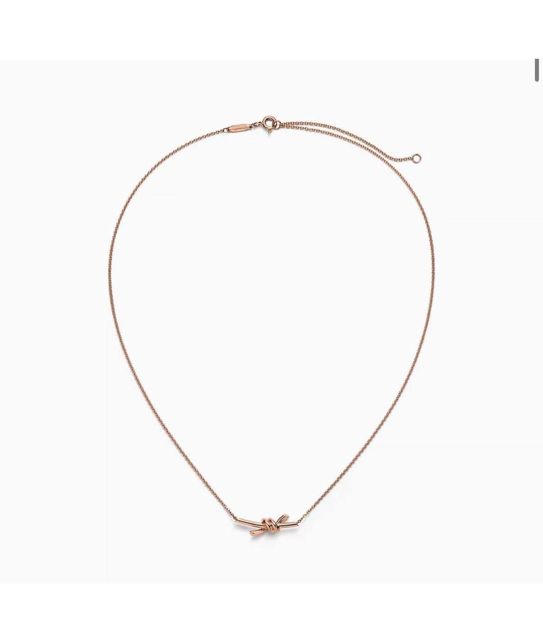 TIFFANY&CO Золотая подвеска из розового золота, фото 7