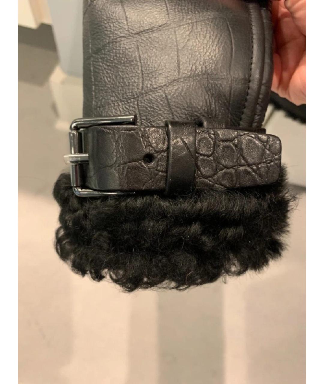 RALPH LAUREN Черная кожаная дубленка, фото 7