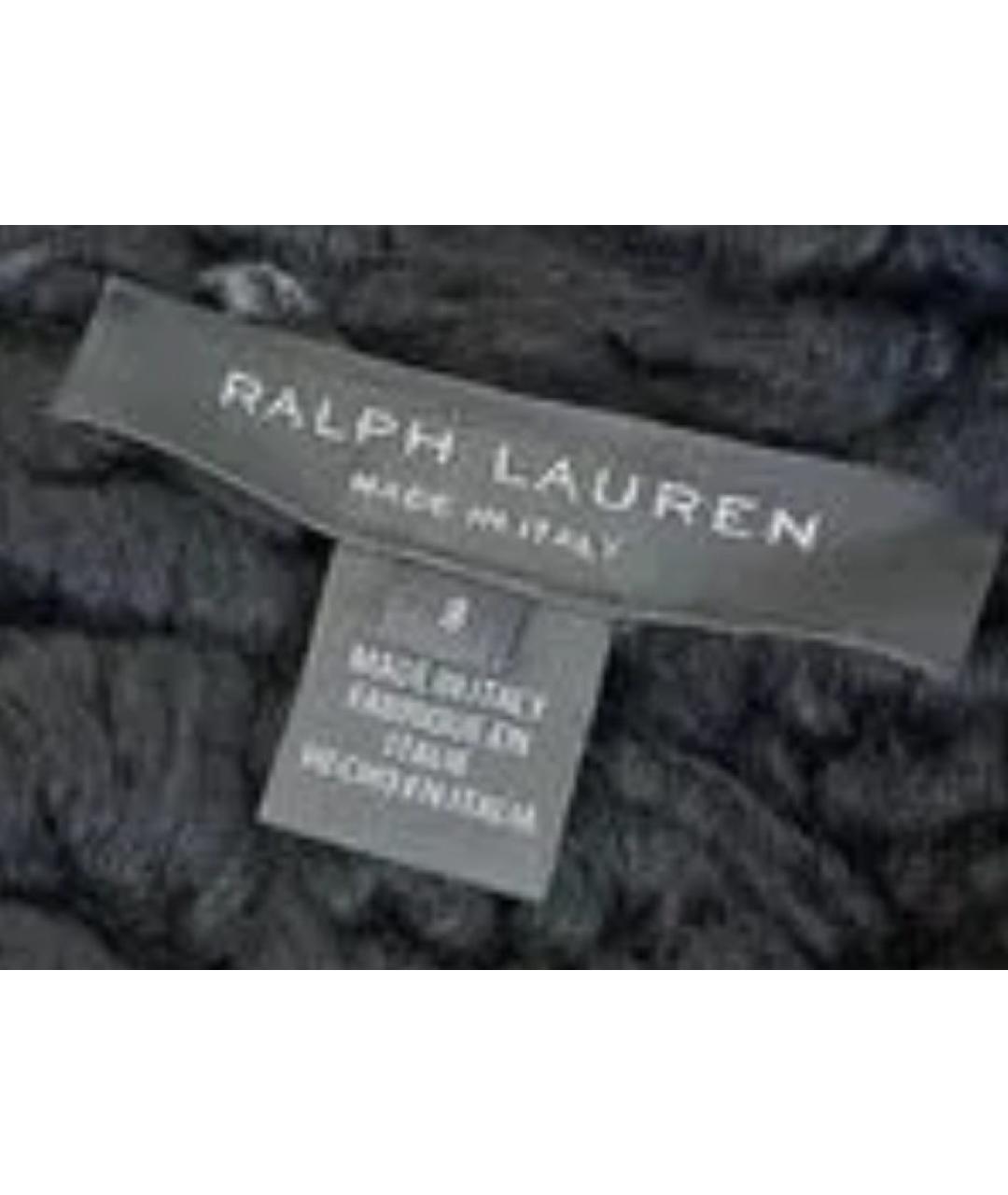RALPH LAUREN Черная кожаная дубленка, фото 8