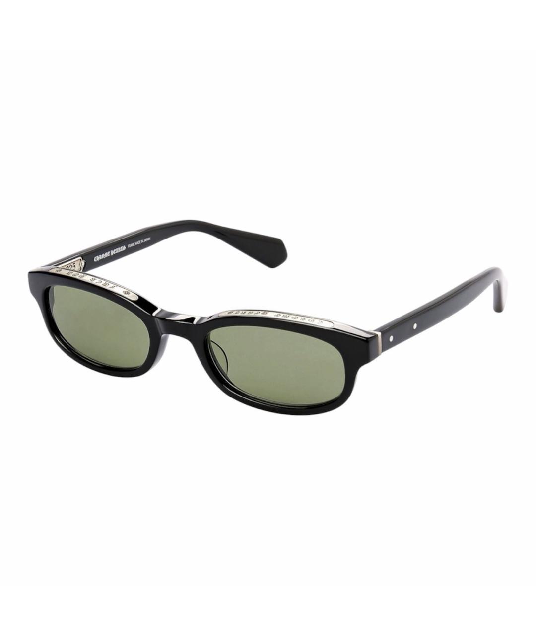 CHROME HEARTS Черные пластиковые солнцезащитные очки, фото 1