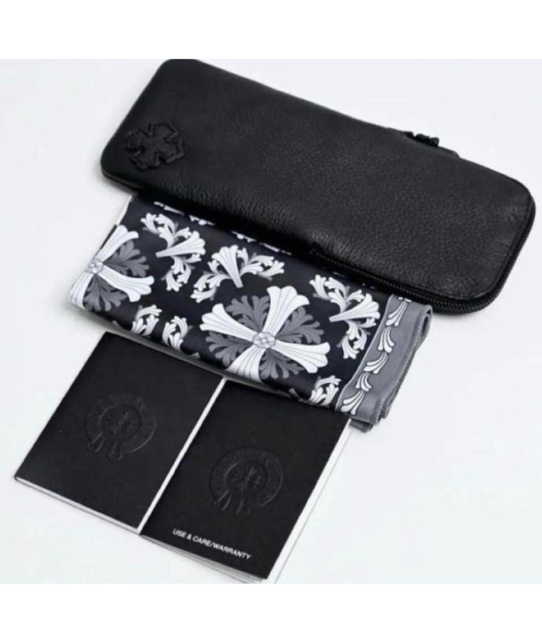 CHROME HEARTS Черные пластиковые солнцезащитные очки, фото 2