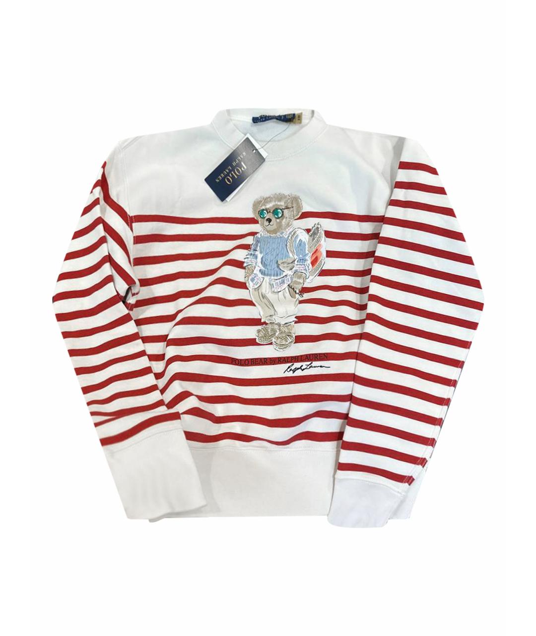 POLO RALPH LAUREN Белый хлопковый джемпер / свитер, фото 1