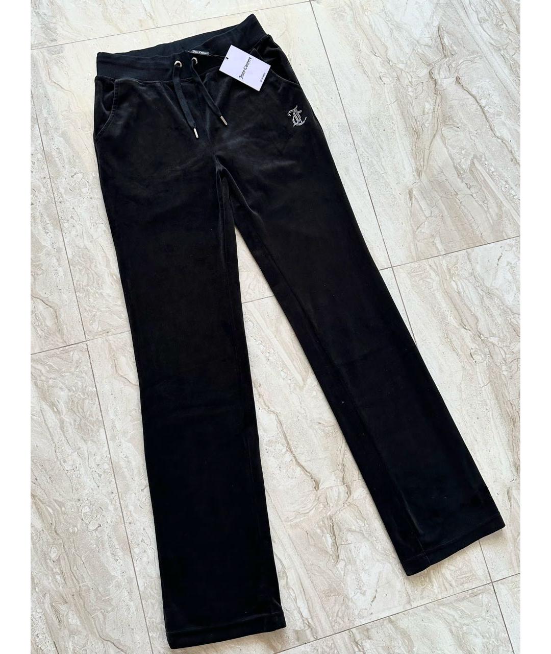 JUICY COUTURE Черный велюровый спортивные костюмы, фото 6