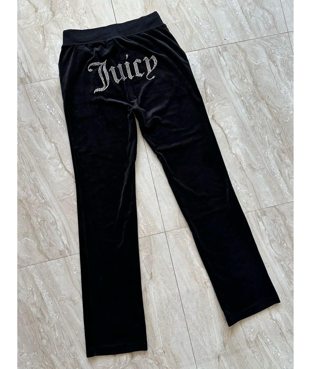 JUICY COUTURE Черный велюровый спортивные костюмы, фото 5