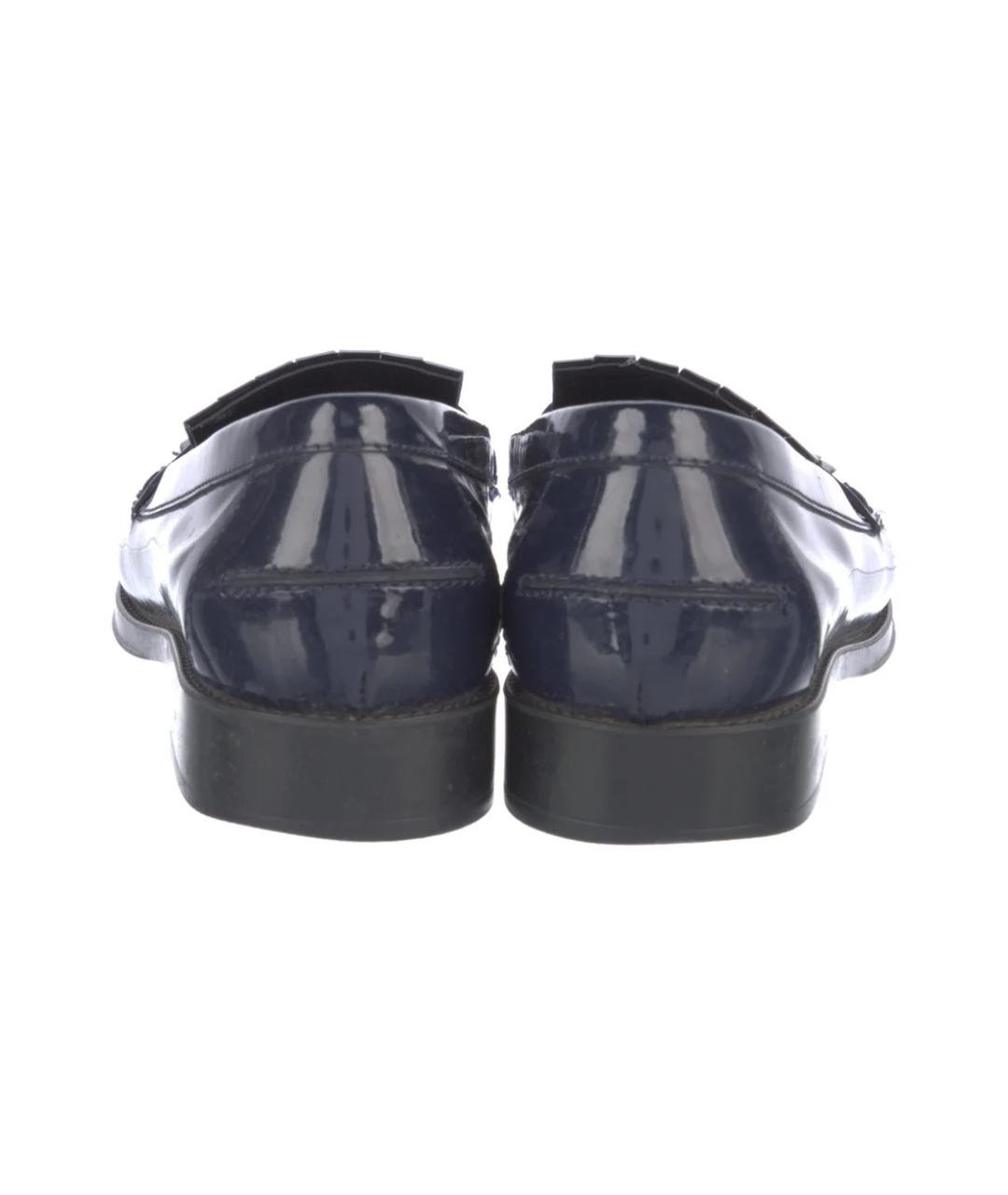 TOD'S Синие брогги и оксфорды из лакированной кожи, фото 4