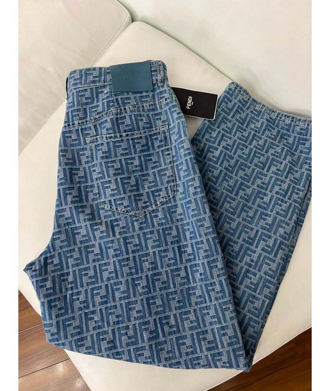 FENDI Прямые джинсы, фото 2