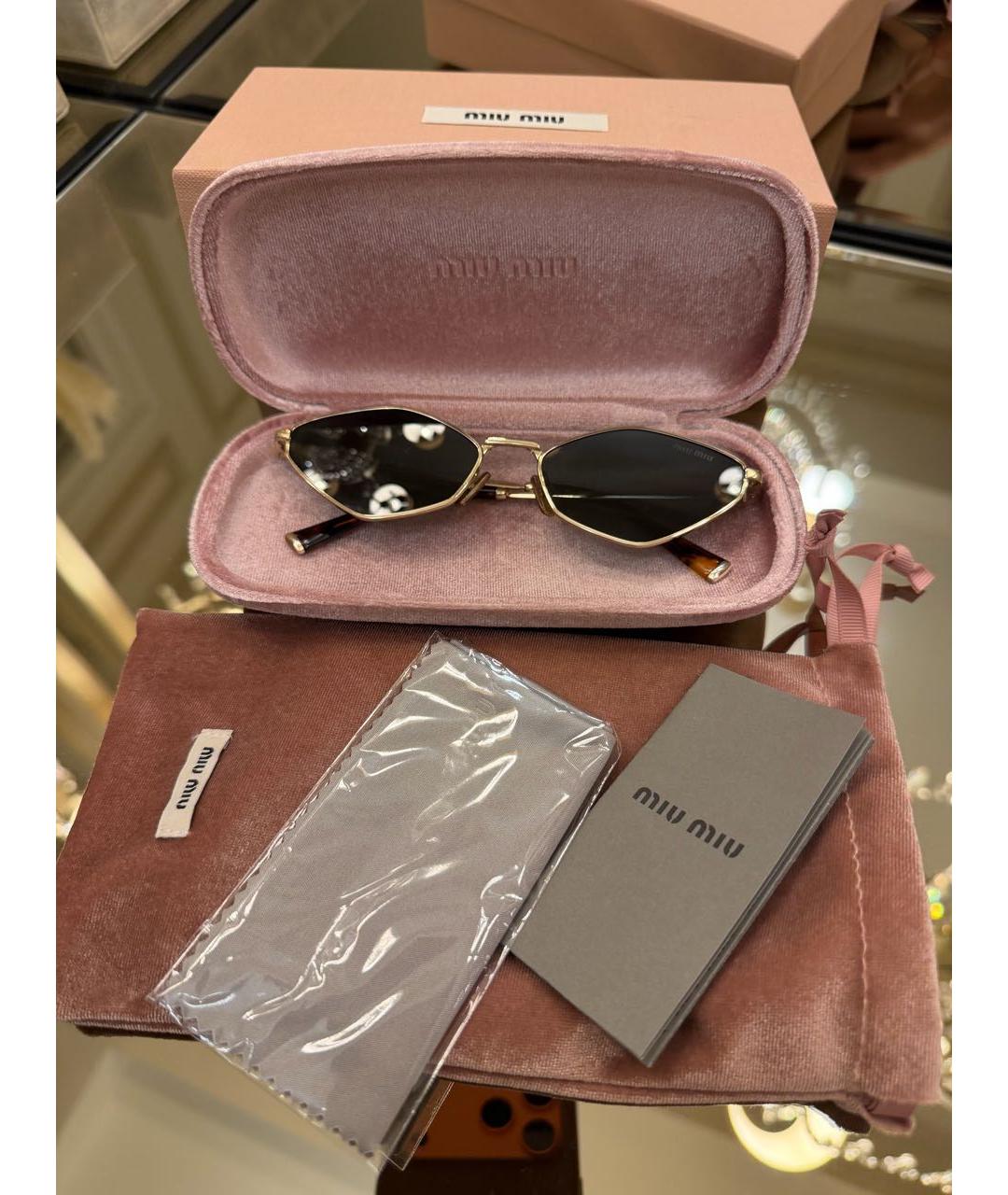 MIU MIU Мульти пластиковые солнцезащитные очки, фото 2