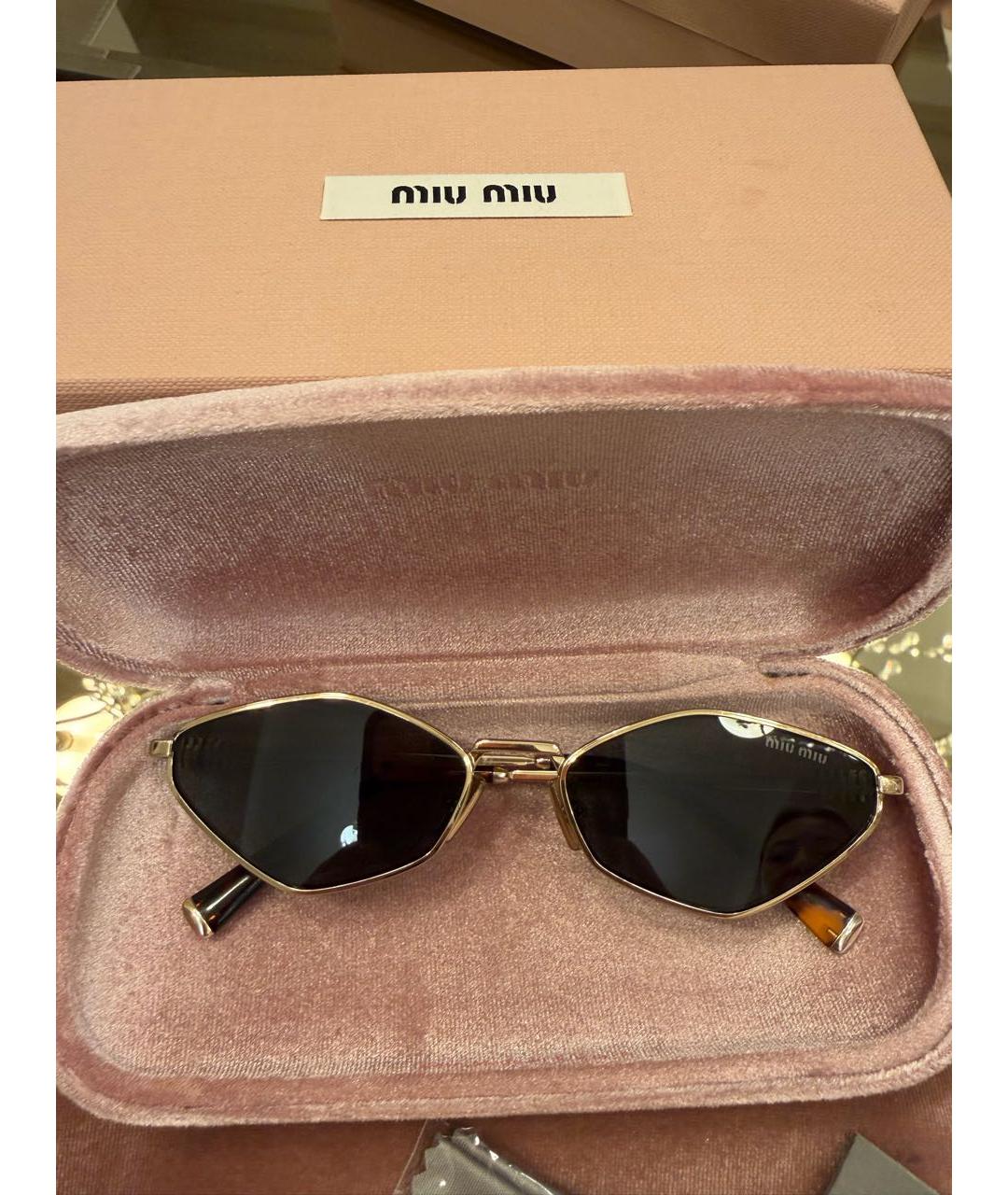 MIU MIU Мульти пластиковые солнцезащитные очки, фото 5