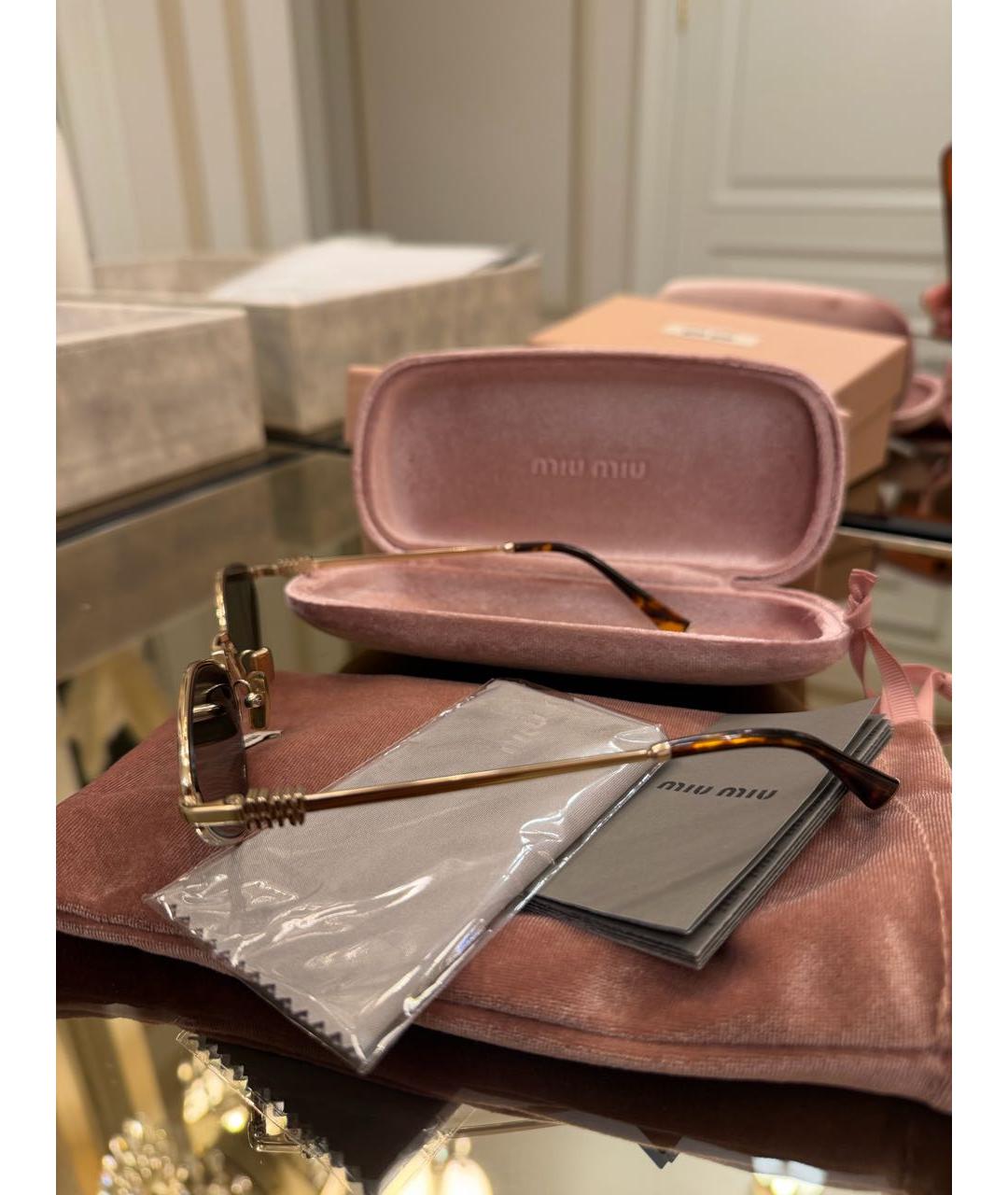 MIU MIU Мульти пластиковые солнцезащитные очки, фото 3