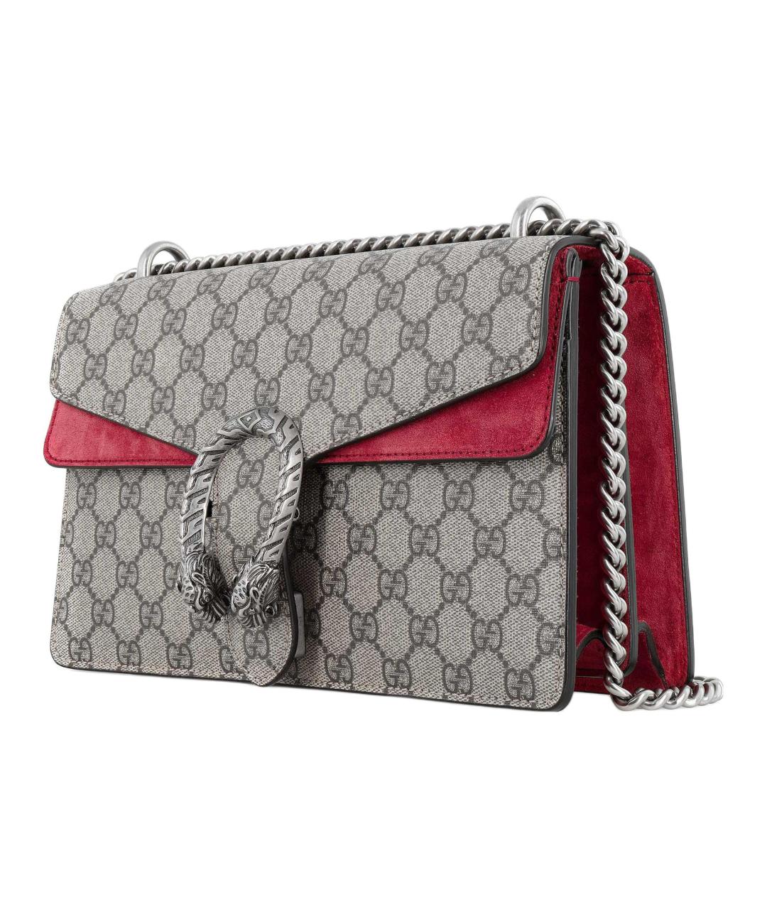 GUCCI Бежевая сумка через плечо из канвы, фото 5