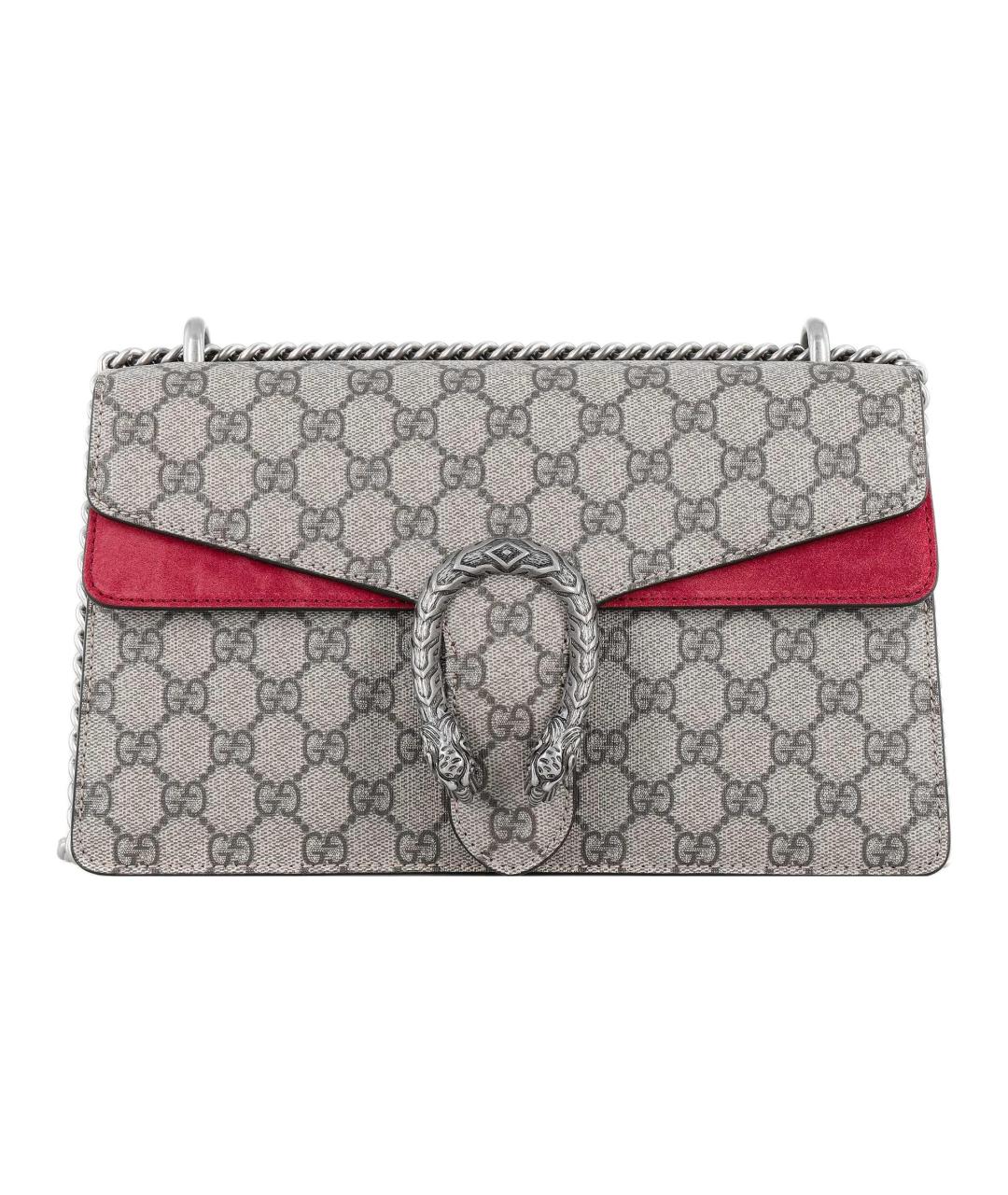 GUCCI Бежевая сумка через плечо из канвы, фото 1