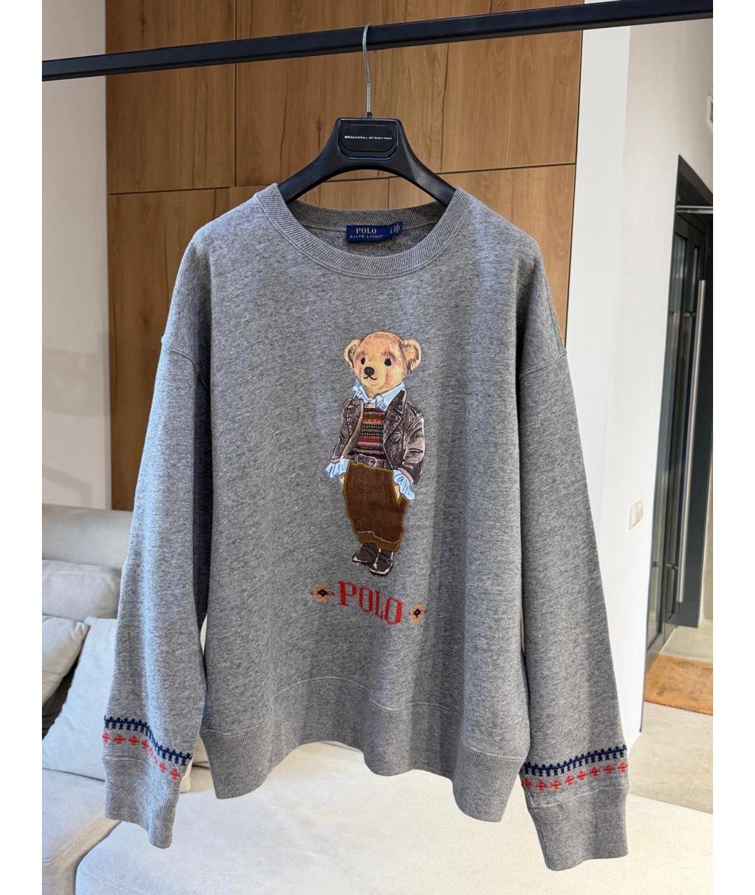 POLO RALPH LAUREN Серый джемпер / свитер, фото 2