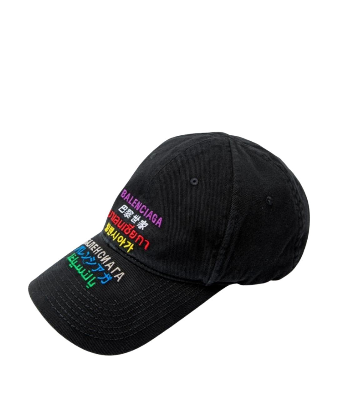 BALENCIAGA Черная кепка, фото 1