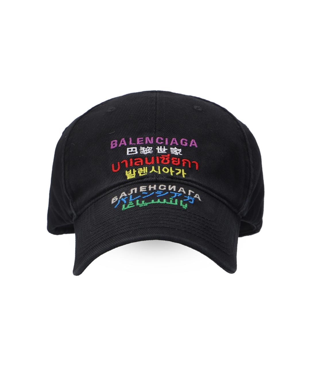 BALENCIAGA Черная кепка, фото 2