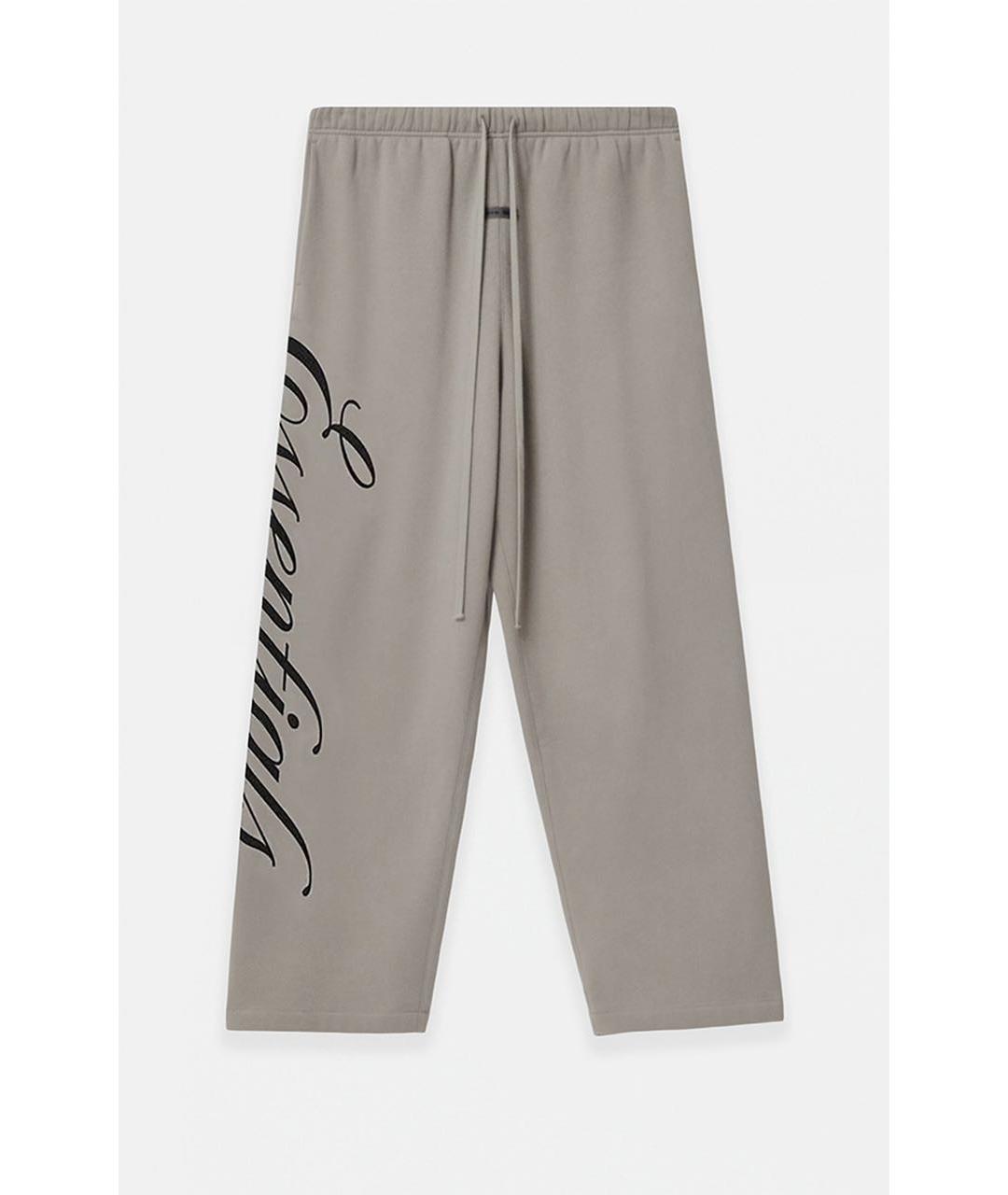 FEAR OF GOD ESSENTIALS Серые хлопковые повседневные брюки, фото 6