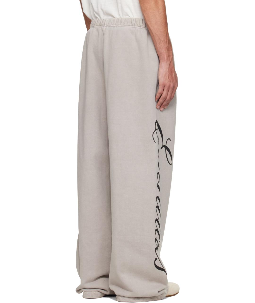 FEAR OF GOD ESSENTIALS Серые хлопковые повседневные брюки, фото 4