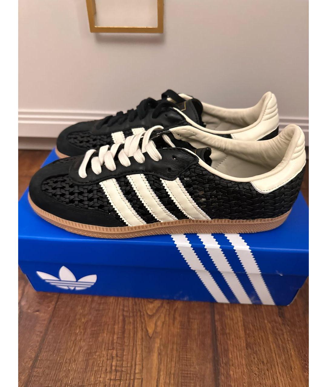 ADIDAS Черные кеды, фото 4