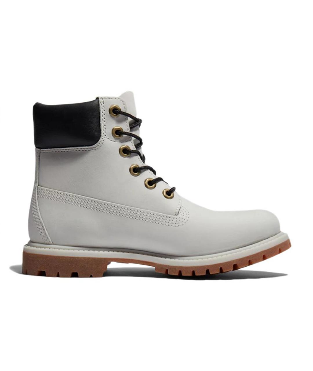 TIMBERLAND Белые нубуковые ботинки, фото 2