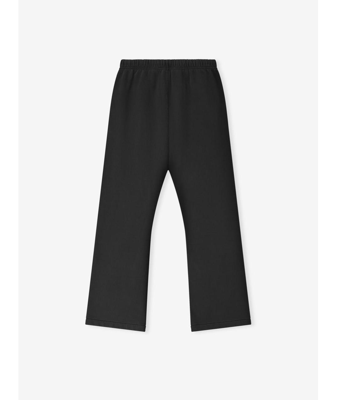 FEAR OF GOD ESSENTIALS Черные хлопковые повседневные брюки, фото 2