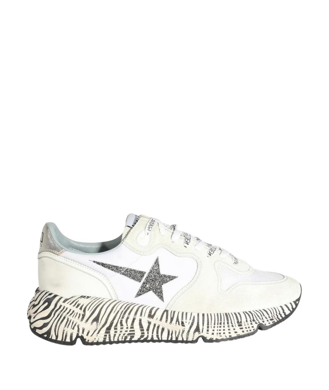 GOLDEN GOOSE Белые кожаные кроссовки, фото 1