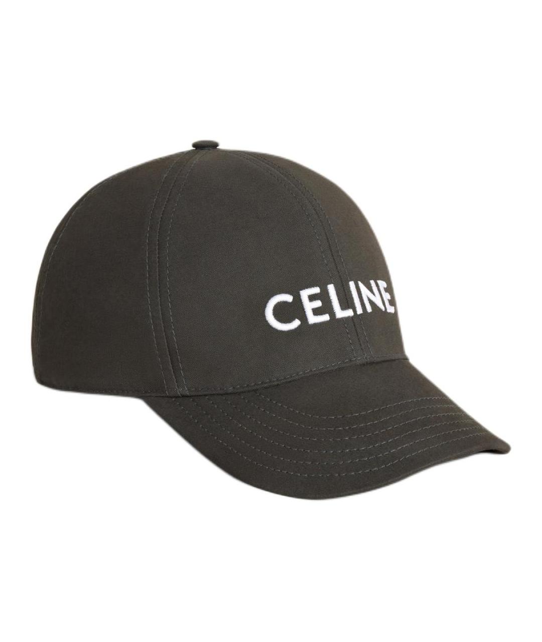 CELINE Черная кепка/бейсболка, фото 2