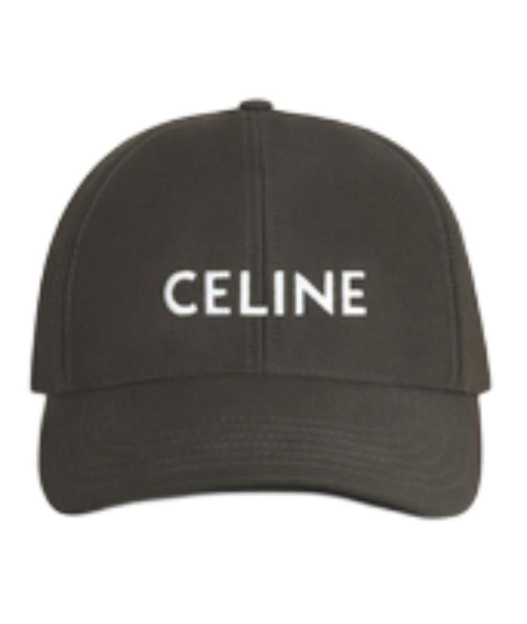 CELINE Черная кепка/бейсболка, фото 1
