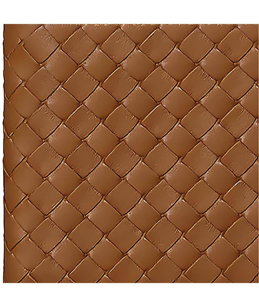 BOTTEGA VENETA Коричневый кожаный кошелек, фото 5