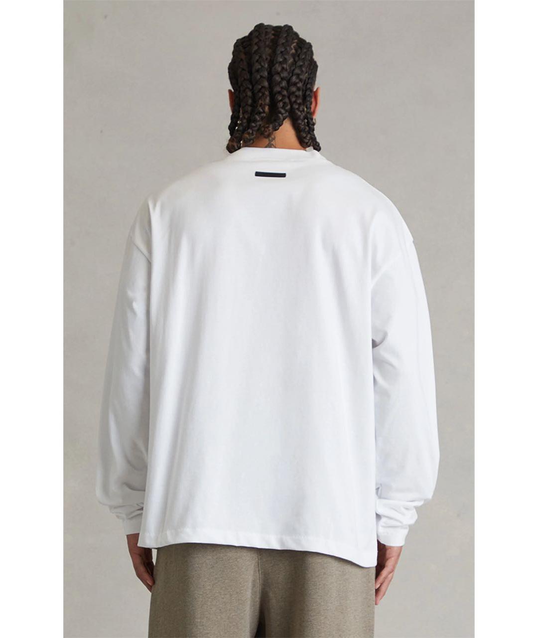 FEAR OF GOD ESSENTIALS Белая хлопковая футболка, фото 5