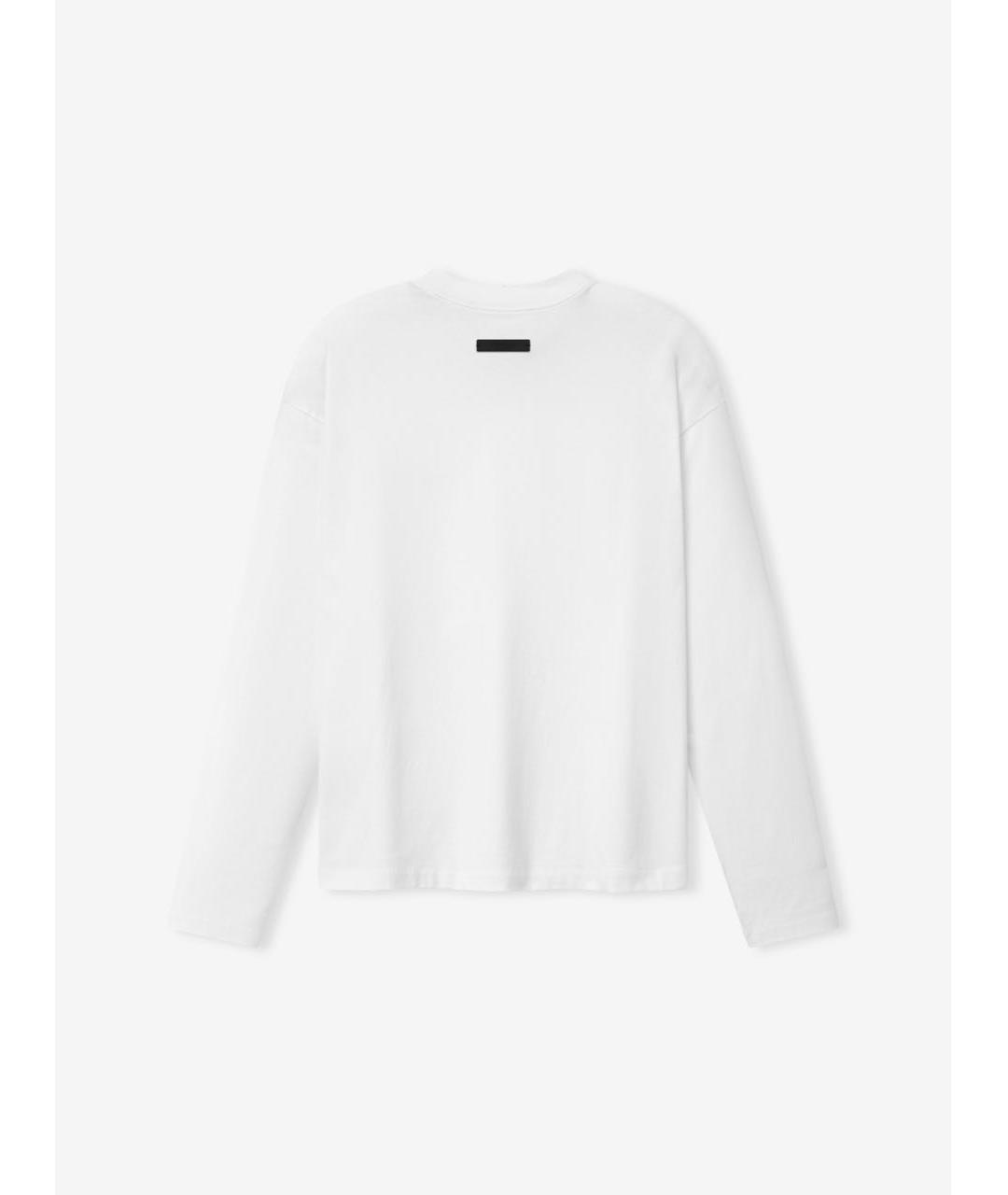 FEAR OF GOD ESSENTIALS Белая хлопковая футболка, фото 2