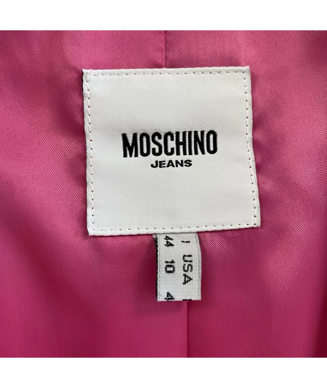 MOSCHINO Мульти хлопковый жакет/пиджак, фото 5
