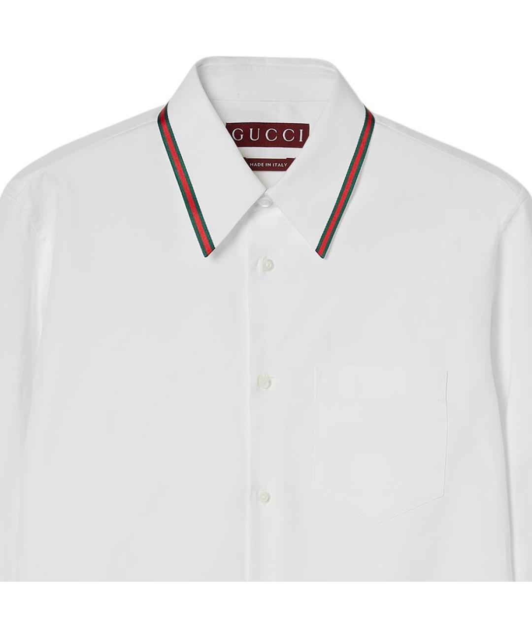 GUCCI Белая классическая рубашка, фото 5