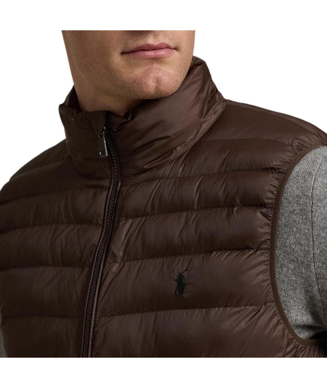 POLO RALPH LAUREN Коричневый жилет, фото 5