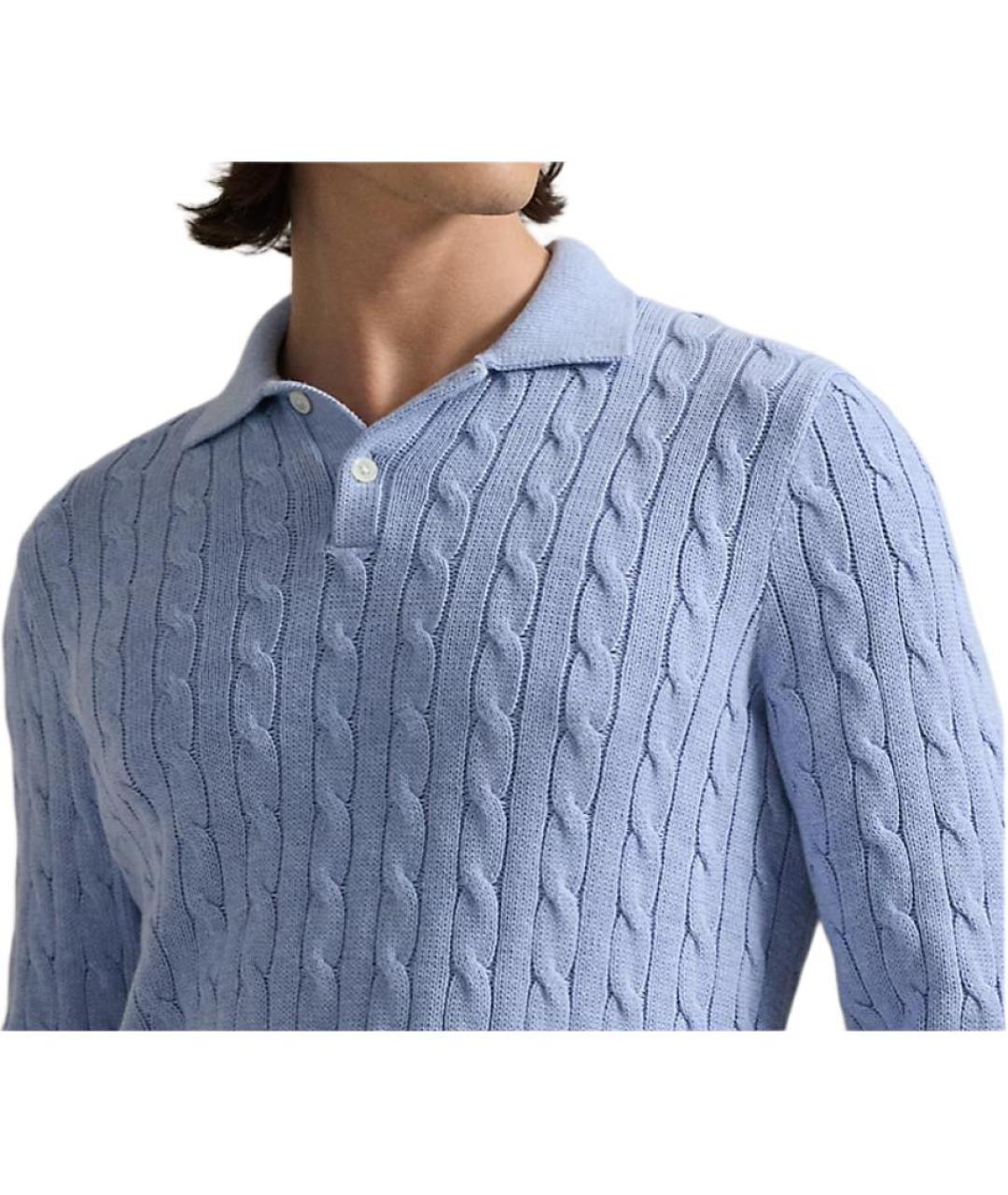 POLO RALPH LAUREN Голубой джемпер / свитер, фото 5