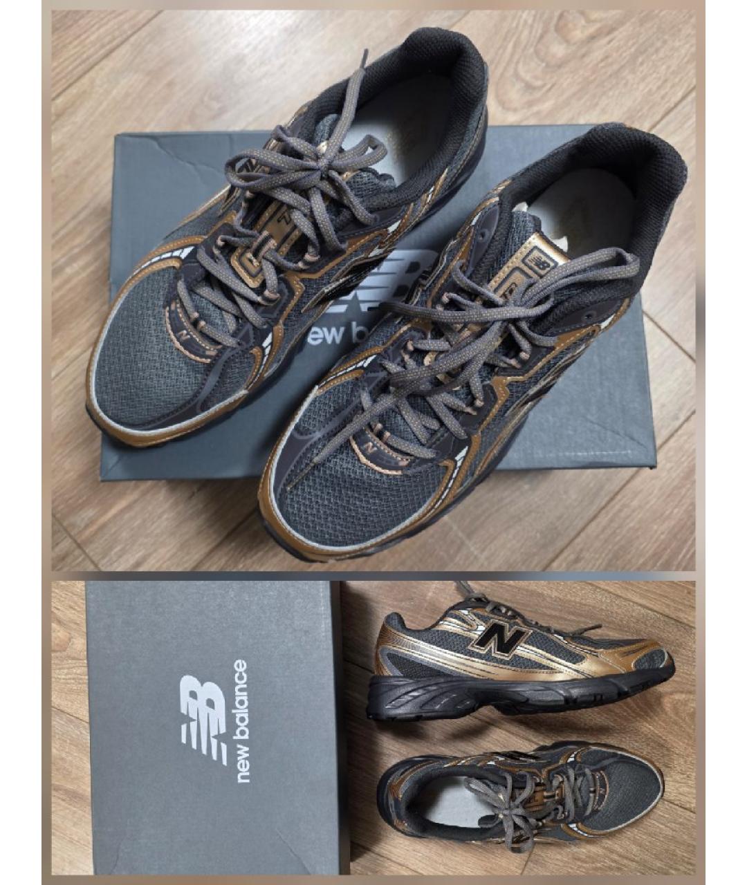 NEW BALANCE Черные синтетические высокие кроссовки / кеды, фото 9