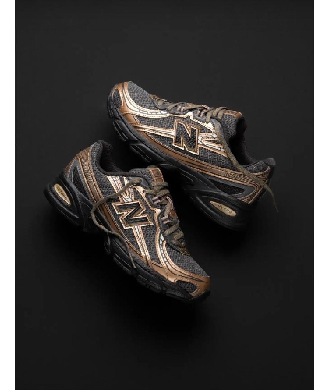 NEW BALANCE Черные синтетические высокие кроссовки / кеды, фото 4