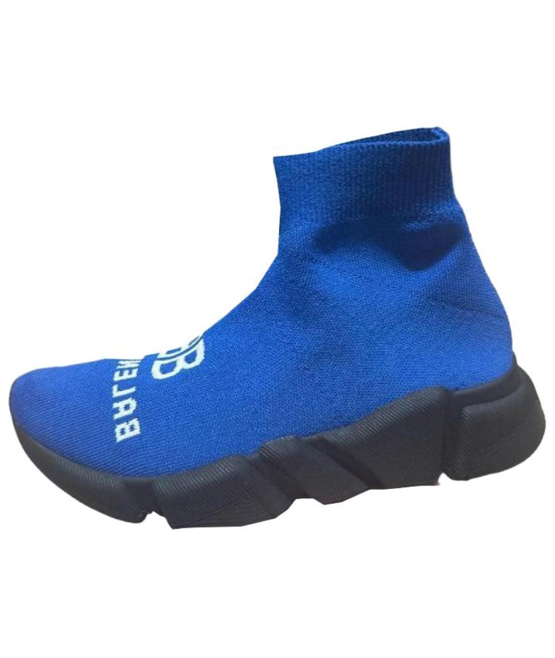 BALENCIAGA Синие кроссовки, фото 2