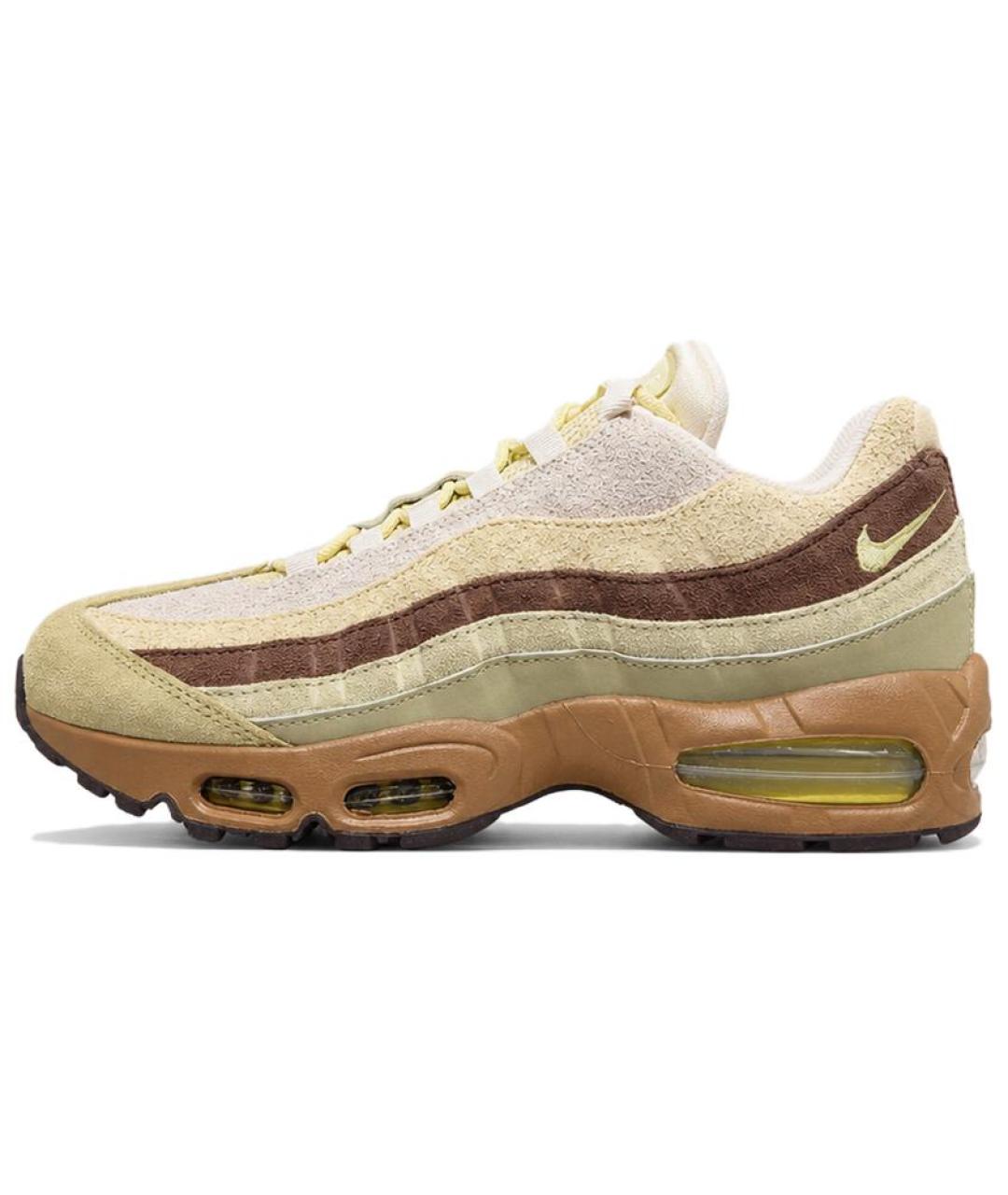 NIKE Желтые низкие кроссовки / кеды, фото 2