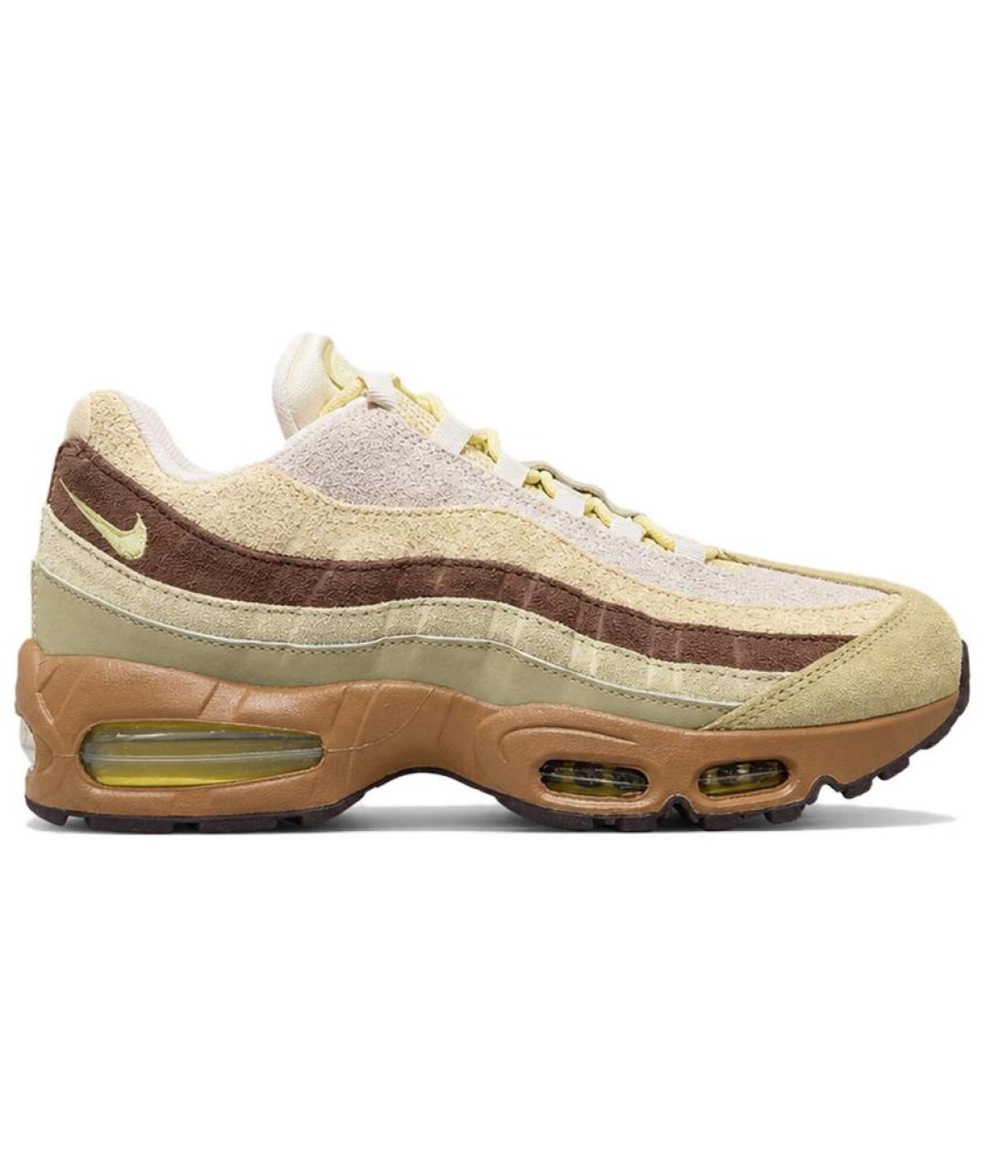 NIKE Желтые низкие кроссовки / кеды, фото 3