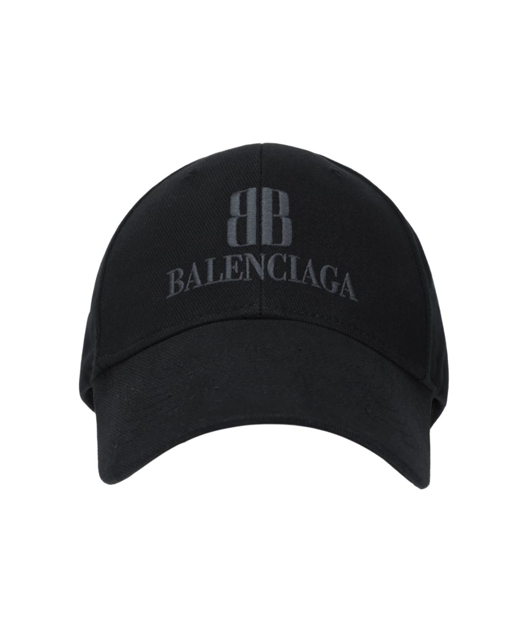 BALENCIAGA Черная кепка, фото 2