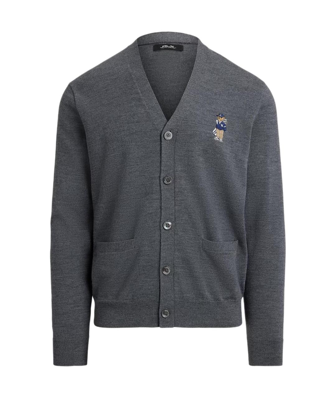 POLO RALPH LAUREN Серый кардиган, фото 1