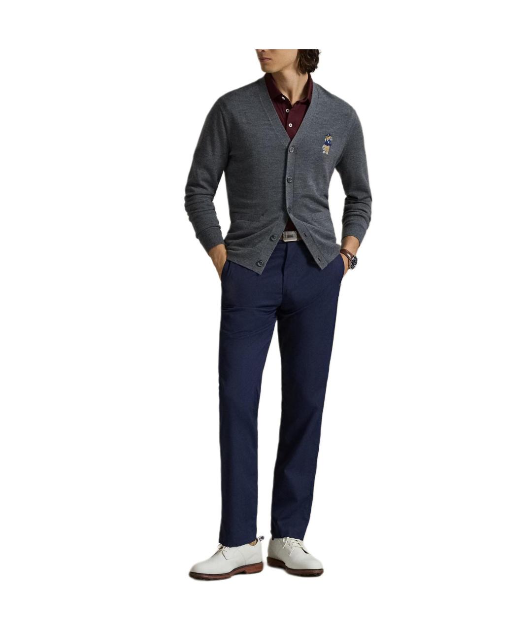 POLO RALPH LAUREN Серый кардиган, фото 2