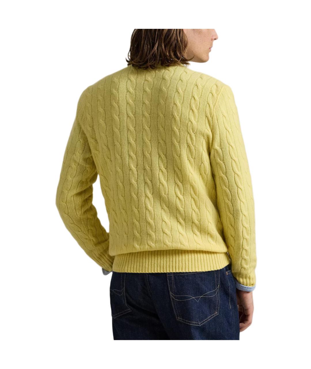 POLO RALPH LAUREN Желтый джемпер / свитер, фото 4